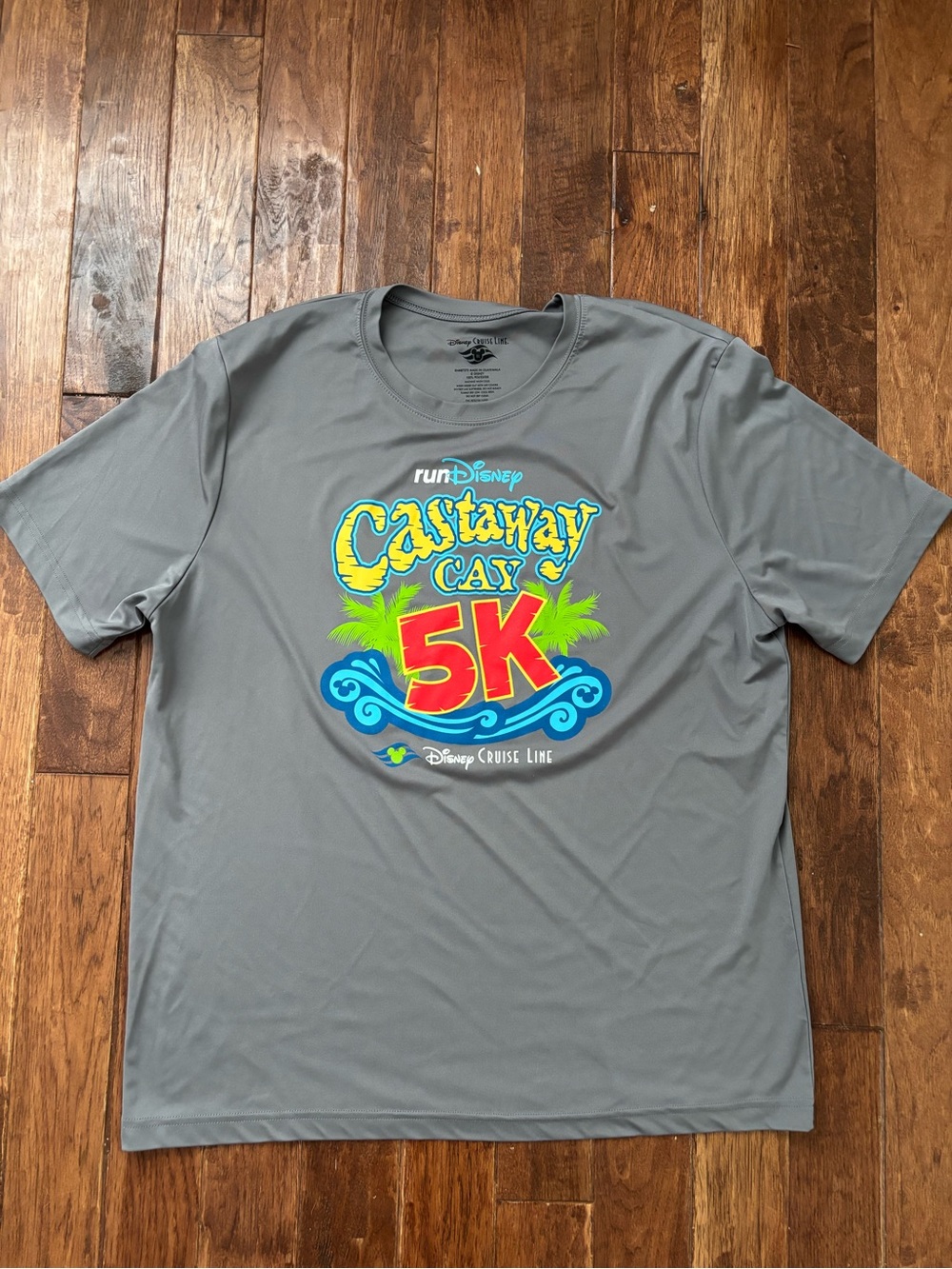 Disney Cruise Castaway 5K Race Shirt Size XL